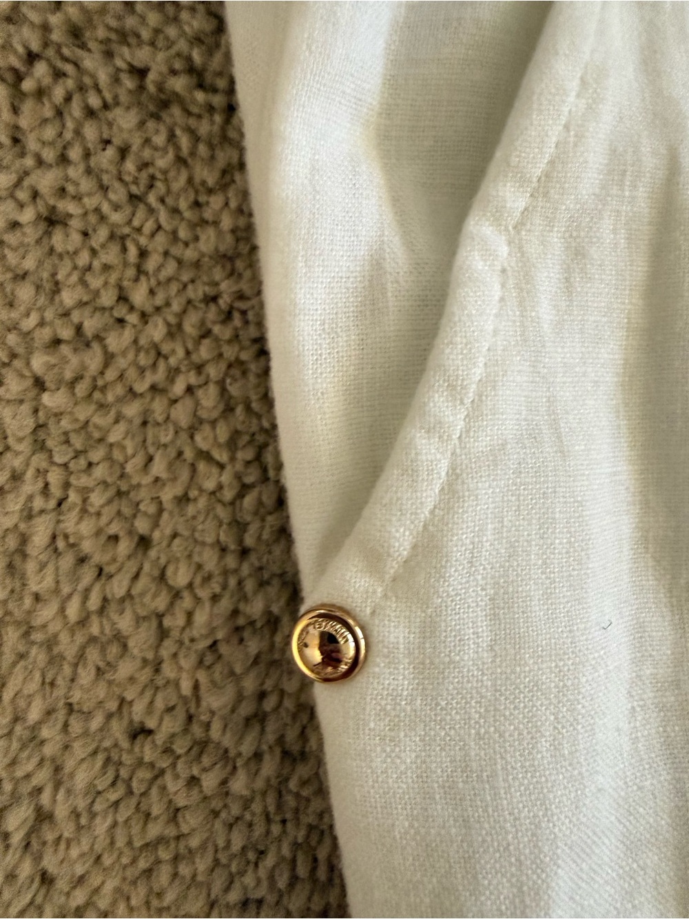 Michael Kors NWT White Linen Blend Wide Leg Pull-On Pants Resort Coastal Size S - Picture 6 of 11